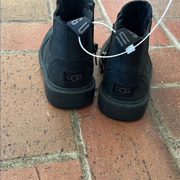 UGG Black Classic Leather Booties - Picture 5 of 6